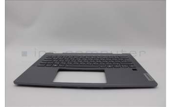 Lenovo 5CB1N61322 C-Cover with keyboard, Bulgarian, Luna Grey, w/Storm Grey Keycaps, UK