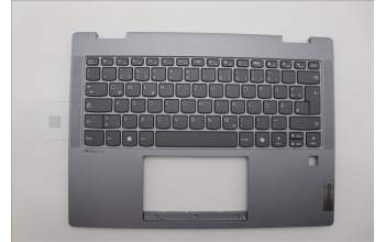 Lenovo 5CB1N61338 C-Cover with keyboard, German, Luna Grey, w/Grey Keycaps, UK