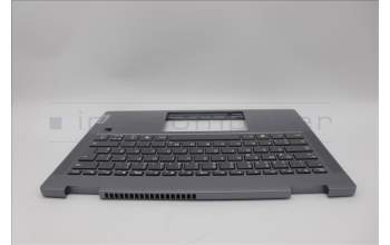 Lenovo 5CB1N61338 C-Cover with keyboard, German, Luna Grey, w/Grey Keycaps, UK