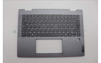 Lenovo 5CB1N61345 C-Cover with keyboard, Belgian, Luna Grey, w/Grey Keycaps, UK