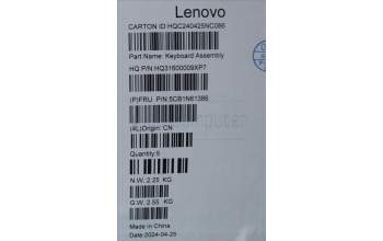 Lenovo 5CB1N61386 Tastatur inkl. Topcase ASM_ENG H83DR CB GY