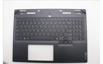 Lenovo 5CB1N61424 C-Cover with keyboard, English, Eclipse Black, White Backlight, US