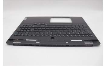 Lenovo 5CB1N61441 C-Cover with keyboard, Nordic, Eclipse Black, White Backlight, UK