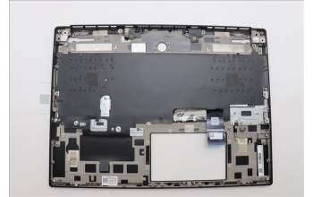 Lenovo 5CB1N61449 C-Cover with keyboard, Switzerland, Eclipse Black, White Backlight, UK