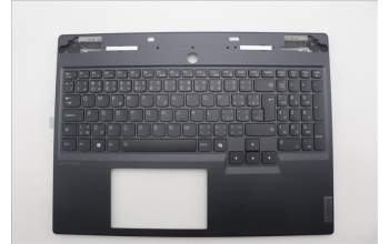 Lenovo 5CB1N61451 C-Cover with keyboard, Czech Slovakian, Eclipse Black, White Backlight, UK