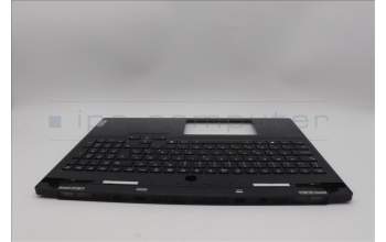 Lenovo 5CB1N61476 C-Cover with keyboard, Hungarian, Eclipse Black, RGB Backlight, UK