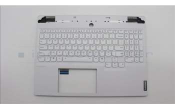 Lenovo 5CB1N61487 C-Cover with keyboard, English, White, RGB Backlight, US
