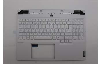 Lenovo 5CB1N62132 C-Cover with keyboard, UK English, White, RGB Backlight, UK