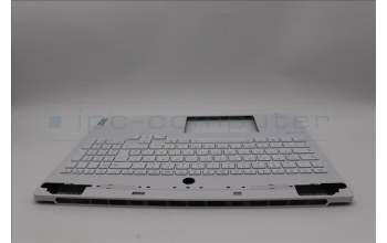 Lenovo 5CB1N62151 C-Cover with keyboard, German, White, RGB Backlight, UK
