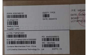 Lenovo 5CB1N62181 COVER L 83DN YOGA_MINI_LG