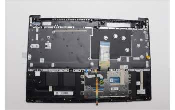 Lenovo 5CB1N65014 C-Cover with keyboard, Italian, Cloud Grey, Backlight, Fingerprint, UK