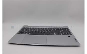 Lenovo 5CB1N78871 C-Cover with keyboard,Nordic,Cloud Grey,Backlight,Fingerprint