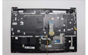 Lenovo 5CB1N78872 C-Cover with keyboard, French, Cloud Grey, Backlight, Fingerprint, US