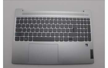 Lenovo 5CB1N78875 C-Cover with keyboard, Hungarian, Cloud Grey, Backlight, Fingerprint, UK