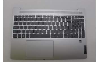 Lenovo 5CB1N78881 C-Cover with keyboard, Czech Slovakian, Cloud Grey, Backlight, Fingerprint, UK
