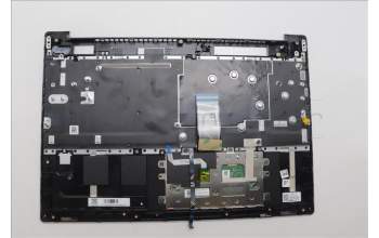 Lenovo 5CB1N78907 C-Cover with keyboard, Belgian, Cloud Grey, Backlight, Non-Fingerprint, UK