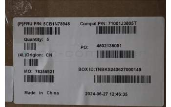 Lenovo 5CB1N78948 Tastatur inkl. Topcase_EURO ENG C 83G1 CGNFPNBL