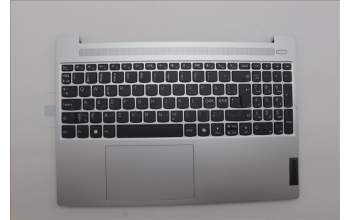 Lenovo 5CB1N78963 C-Cover with keyboard, Nordic, Cloud Grey, Non-Backlight, Non-Fingerprint, UK