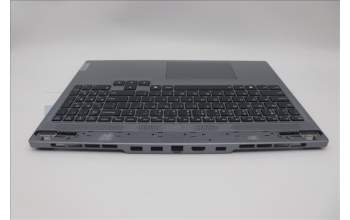Lenovo 5CB1N84648 C-Cover with keyboard, US English Euro, Luna Grey, Backlight, US