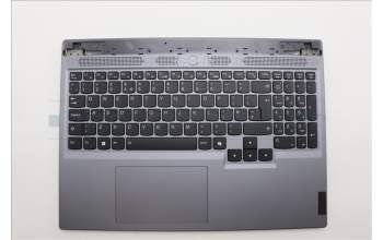 Lenovo 5CB1N84655 C-Cover with keyboard, UK English, Luna Grey, Backlight, UK