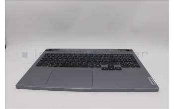 Lenovo 5CB1N84656 C-Cover with keyboard, Italian, Luna Grey, Backlight, UK