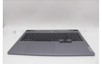Lenovo 5CB1N84663 C-Cover with keyboard, French, Luna Grey, Backlight, US