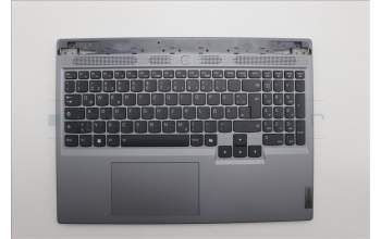 Lenovo 5CB1N84664 C-Cover with keyboard, German, Luna Grey, Backlight, UK