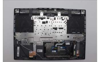 Lenovo 5CB1N84667 C-Cover with keyboard, Belgian, Luna Grey, Backlight, UK