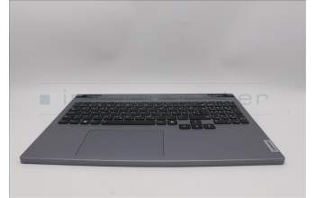 Lenovo 5CB1N84669 C-Cover with keyboard, Slovenian, Luna Grey, Backlight, UK