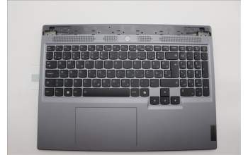 Lenovo 5CB1N84700 C-Cover with keyboard, Slovenian, Luna Grey, RGB Backlight, UK