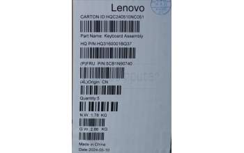 Lenovo 5CB1N90740 C-Cover with keyboard, Spanish, Tidal Teal, UK