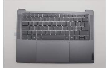 Lenovo 5CB1N90803 C-Cover with keyboard,Switzerland,Luna Grey,w/puresight pro logo