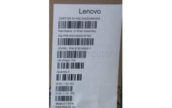Lenovo 5CB1N90817 COVER Lower Case H 83E3 TT