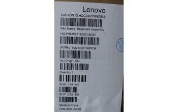 Lenovo 5CB1N90834 C-Cover with keyboard, Italian, Arctic Grey, UK