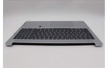 Lenovo 5CB1N90969 C-Cover with keyboard, US English Euro, Cloud Grey, Backlight, Fingerprint, US