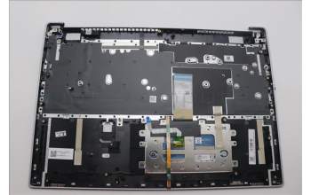 Lenovo 5CB1N90974 C-Cover with keyboard, Hebrew, Cloud Grey, Backlight, Fingerprint, US