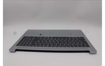 Lenovo 5CB1N90979 C-Cover with keyboard, Spanish, Cloud Grey, Backlight, Fingerprint, UK