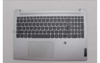 Lenovo 5CB1N90985 C-Cover with keyboard, French, Cloud Grey, Backlight, Fingerprint, US