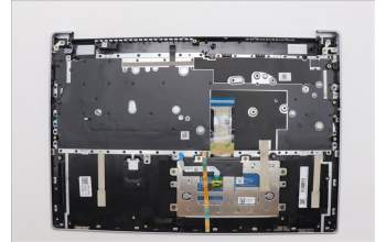 Lenovo 5CB1N90985 C-Cover with keyboard, French, Cloud Grey, Backlight, Fingerprint, US