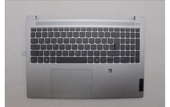 Lenovo 5CB1N90986 C-Cover with keyboard, German, Cloud Grey, Backlight, Fingerprint, UK