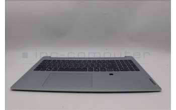 Lenovo 5CB1N90993 C-Cover with keyboard, Bulgarian, Cloud Grey, Backlight, Fingerprint, UK