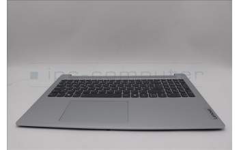 Lenovo 5CB1N91029 C-Cover with keyboard, Belgian, Cloud Grey, Backlight, Non-Fingerprint, UK