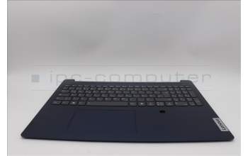 Lenovo 5CB1N91057 C-Cover with keyboard, German, Abyss Blue, Backlight, Fingerprint, UK