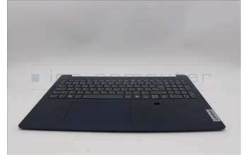 Lenovo 5CB1N91060 C-Cover with keyboard, Belgian, Abyss Blue, Backlight, Fingerprint, UK