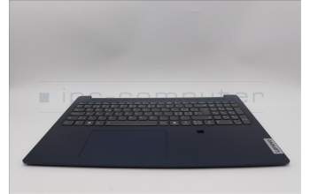Lenovo 5CB1N91063 C-Cover with keyboard, Switzerland, Abyss Blue, Backlight, Fingerprint, UK
