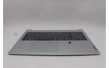 Lenovo 5CB1N92828 C-Cover with keyboard, French, Cloud Grey, Non-Backlight, Fingerprint, US