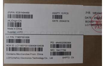 Lenovo 5CB1N94469 KP6B5_D_CVR_SC_SIM_w/o rating silk