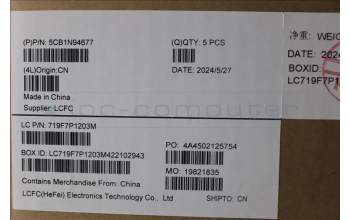 Lenovo 5CB1N94677 C-Cover with keyboard,German,Arctic Grey,Non_Backlight