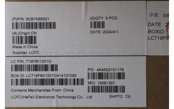 Lenovo 5CB1N95021 C-Cover with keyboard,UK English,Arctic Grey