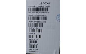 Lenovo 5CB1N95083 Tastatur inkl. Topcase ASM NORDIC H 83DS FP LG
